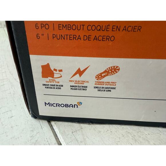 Timberland PRO Men's Gaucho Pit Boss 6" Safety Toe Work Boot Size 13 W - Picture 11 of 11